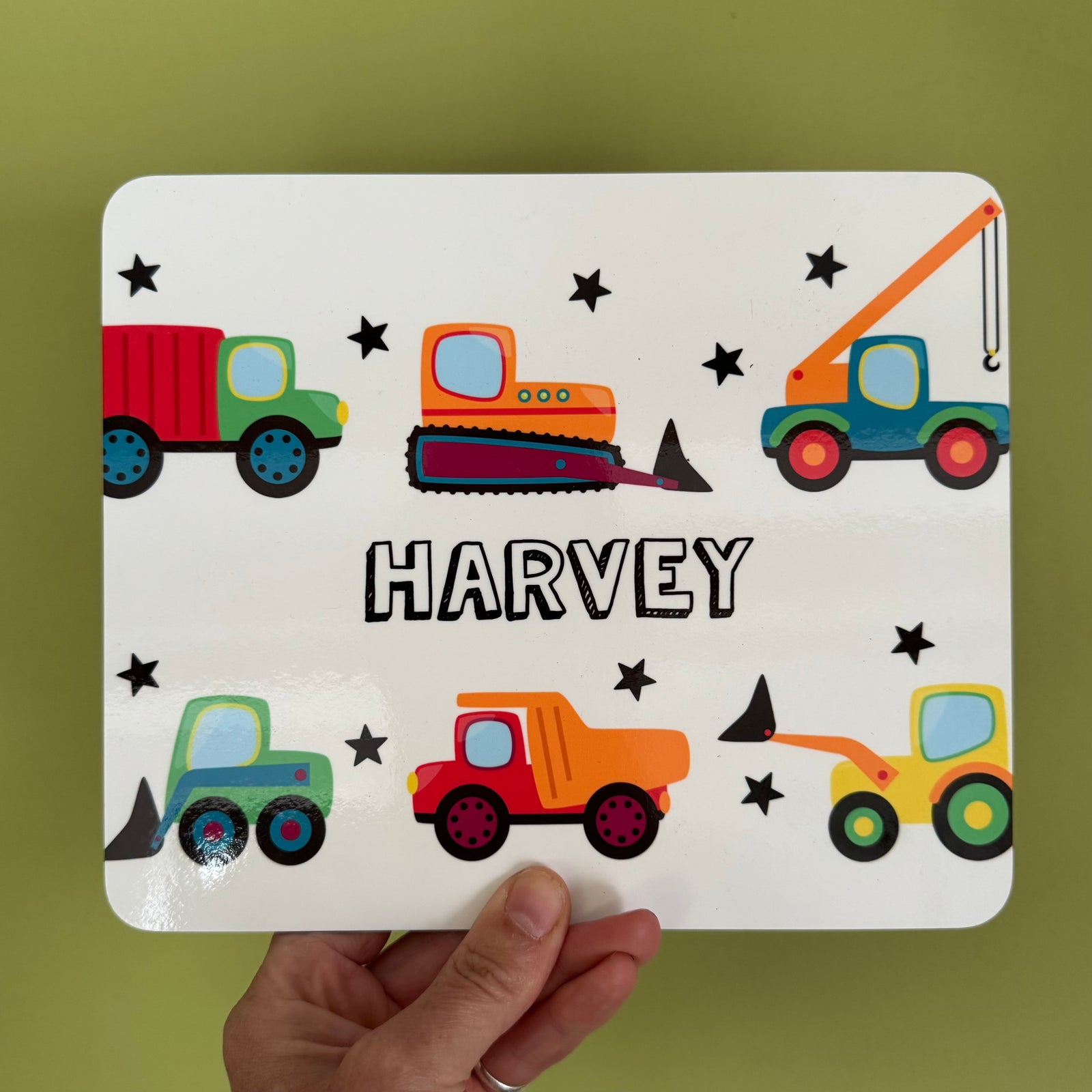 HARVEY - Trucks & Diggers Placemat