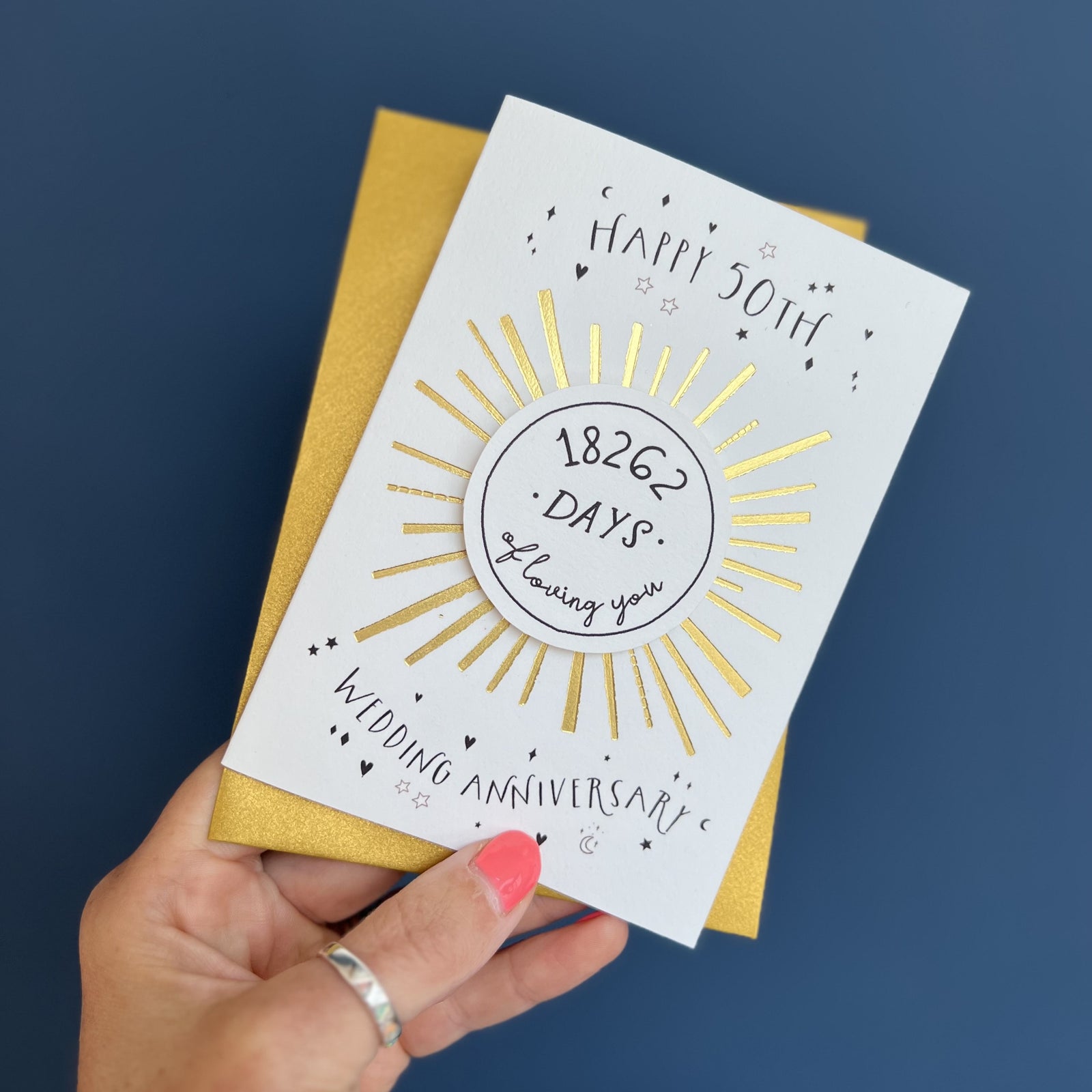 50th anniversary Golden Foil Card