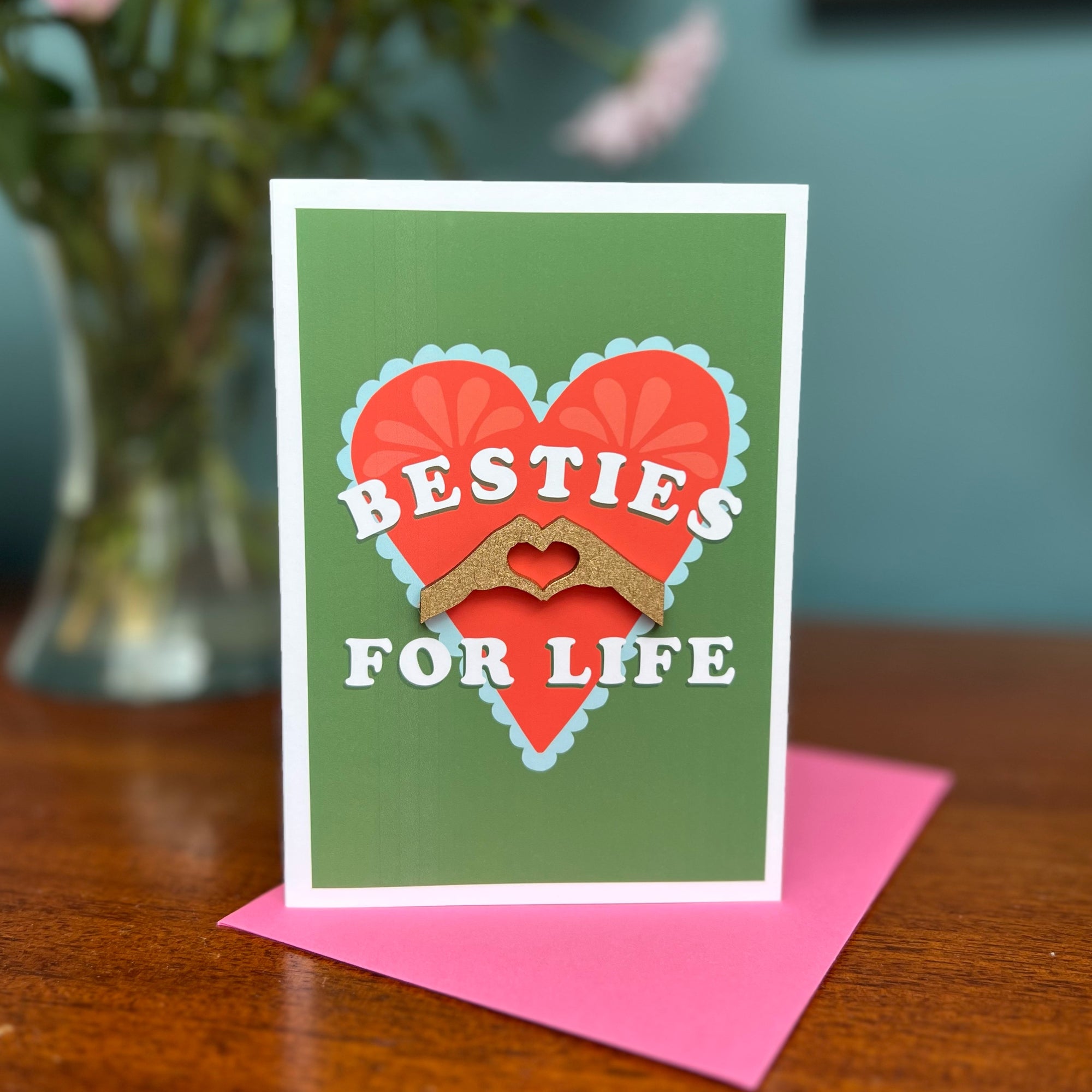 Besties for Life Greeting Card