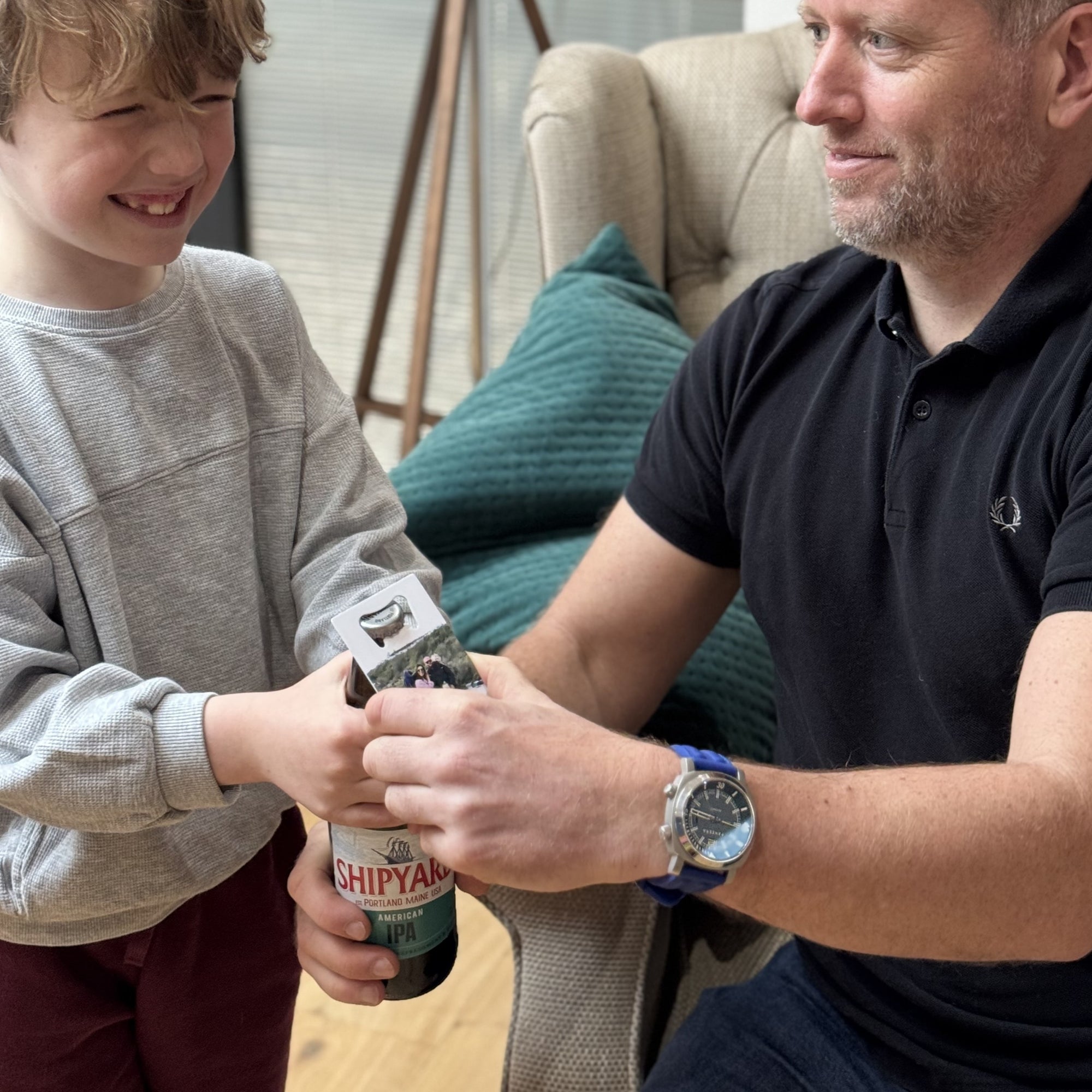 Fathers Day Wallet Bottle Opener with Your Photo