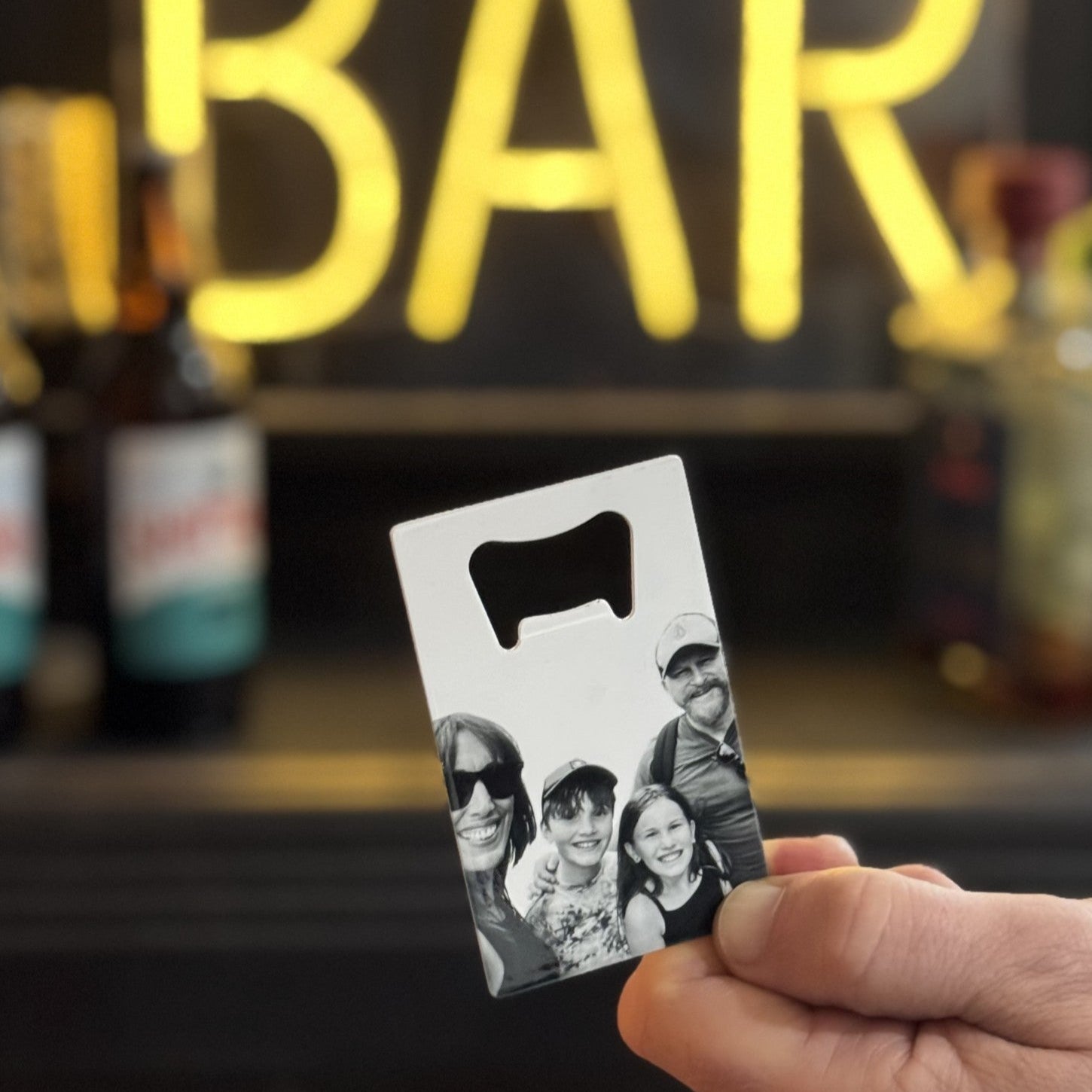 Fathers Day Wallet Bottle Opener with Your Photo