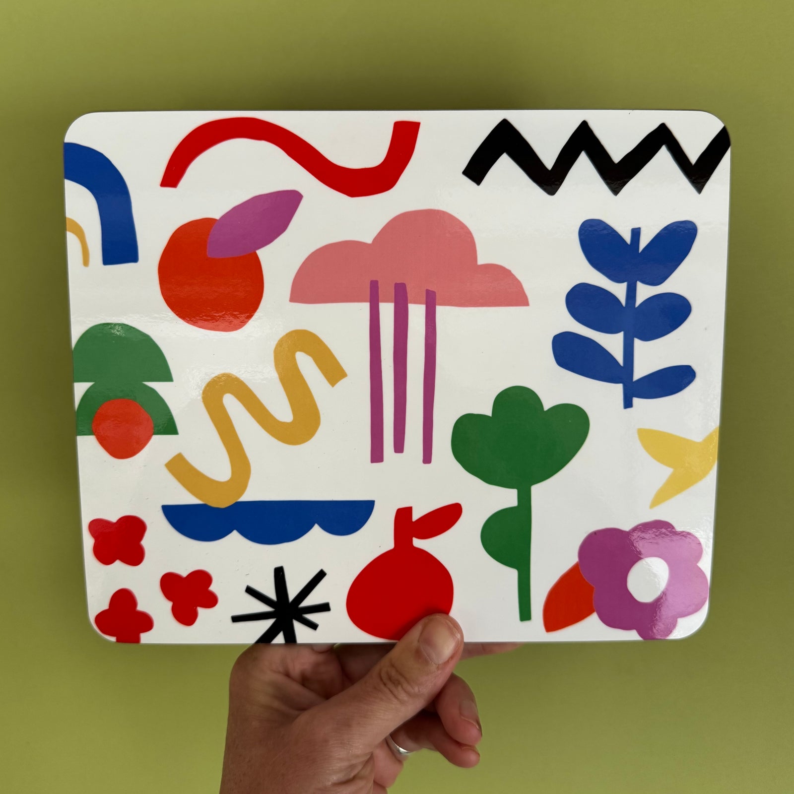 Abstract Brights Placemat