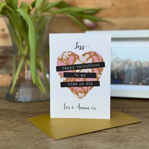 Best Friends Valentines Card With Heart