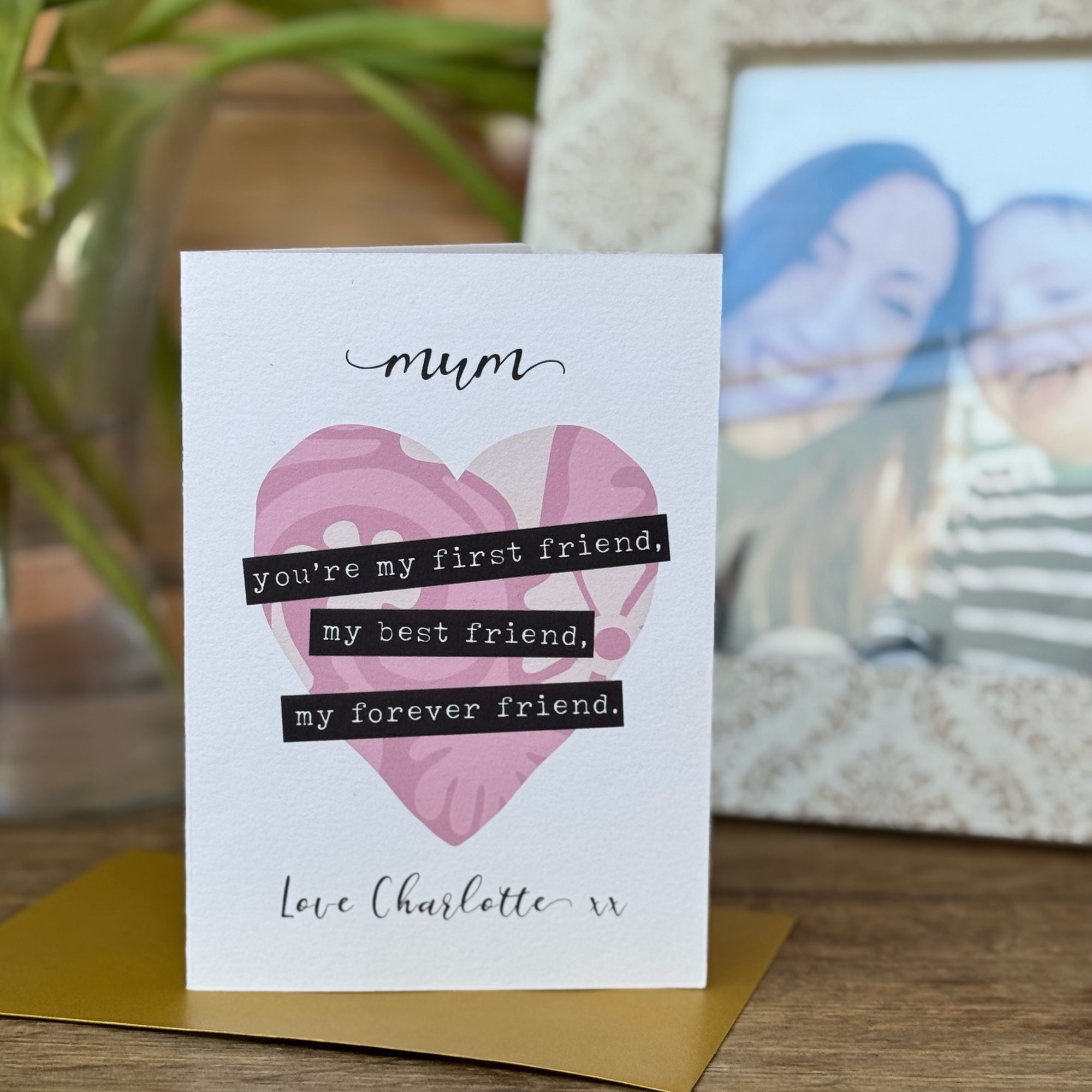 Greeting Card for Mum With Meaningful Text