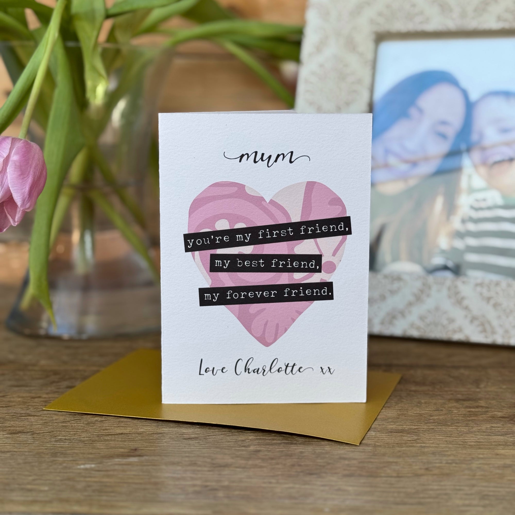 Greeting Card for Mum With Meaningful Text