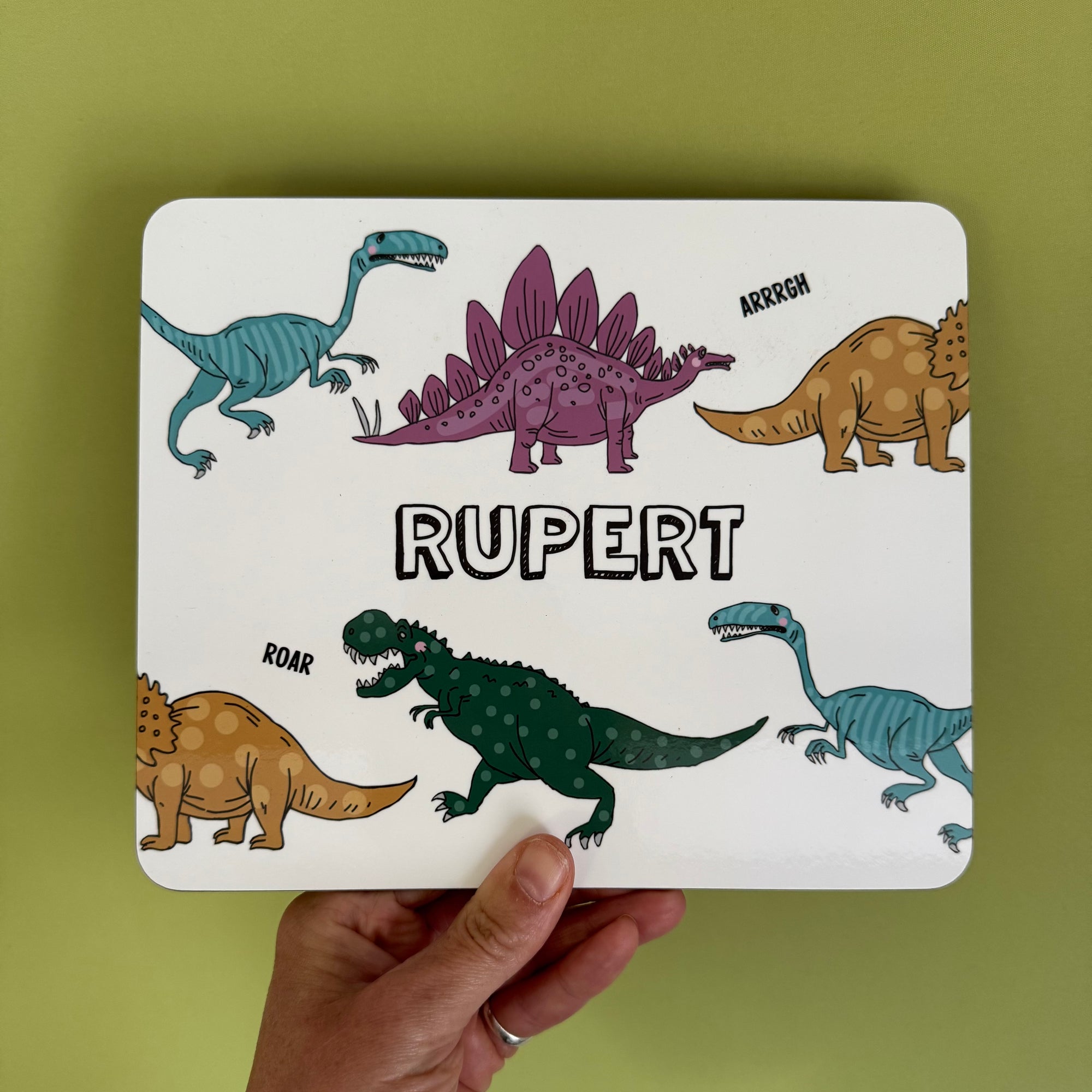 RUPERT - Dinosaur Placemar