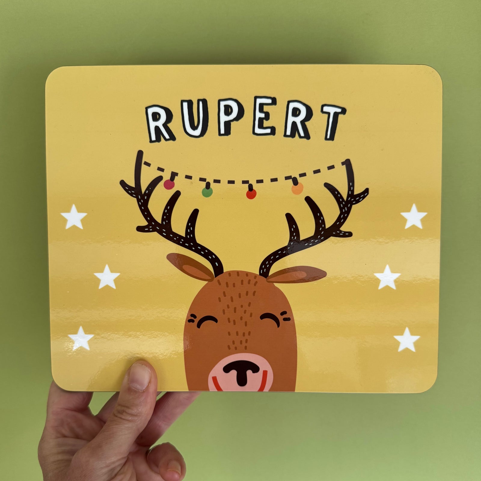 RUPERT - Christmas Reindeer Placemat