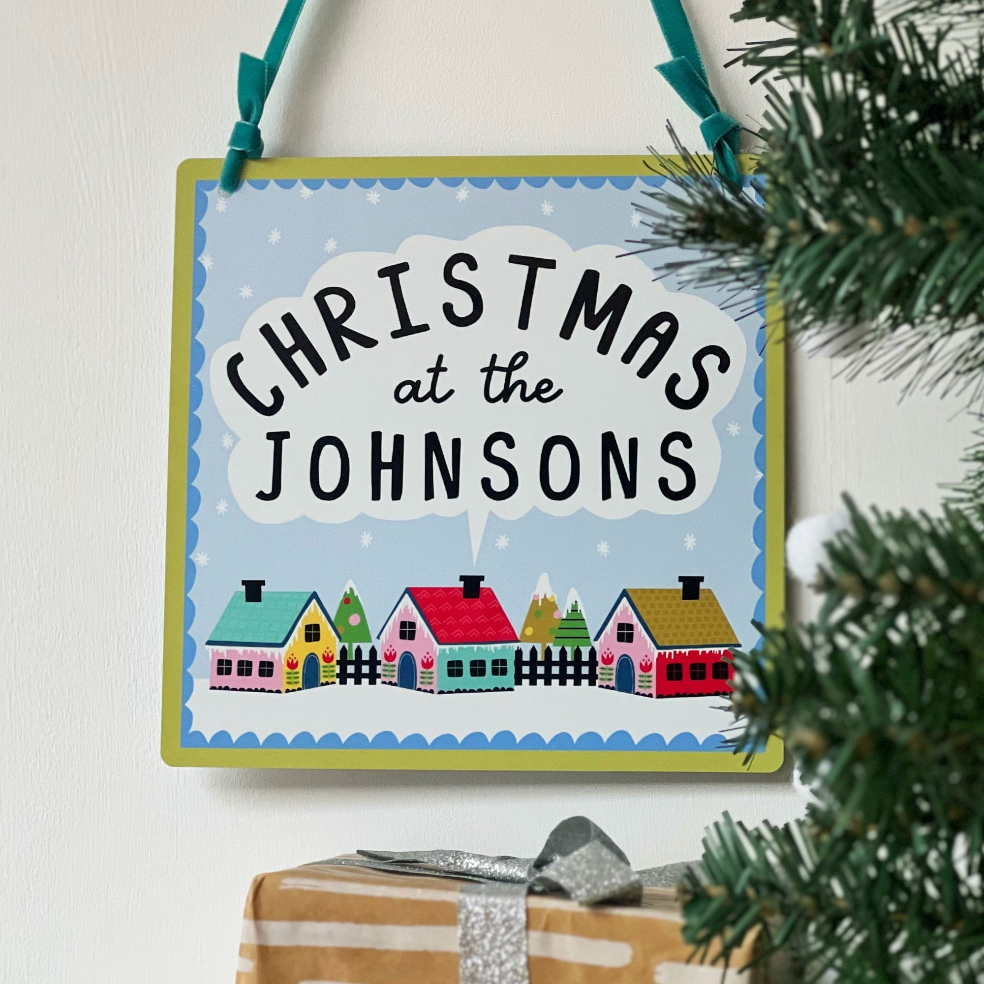 Christmas At The…Winter Wonderland Metal Sign