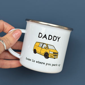 Transporter Campervan Enamel Mug