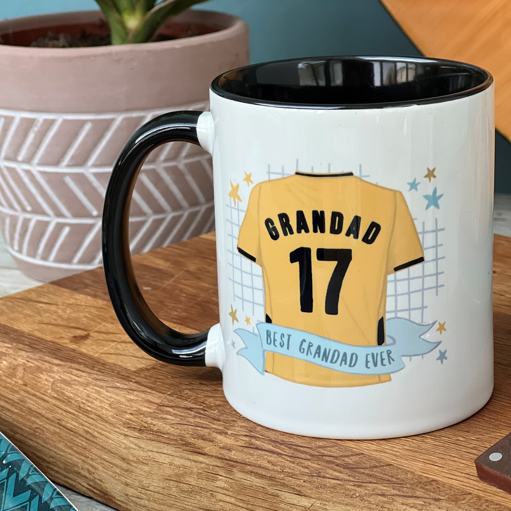 Premier League Father's Day China Mug, Football Fan