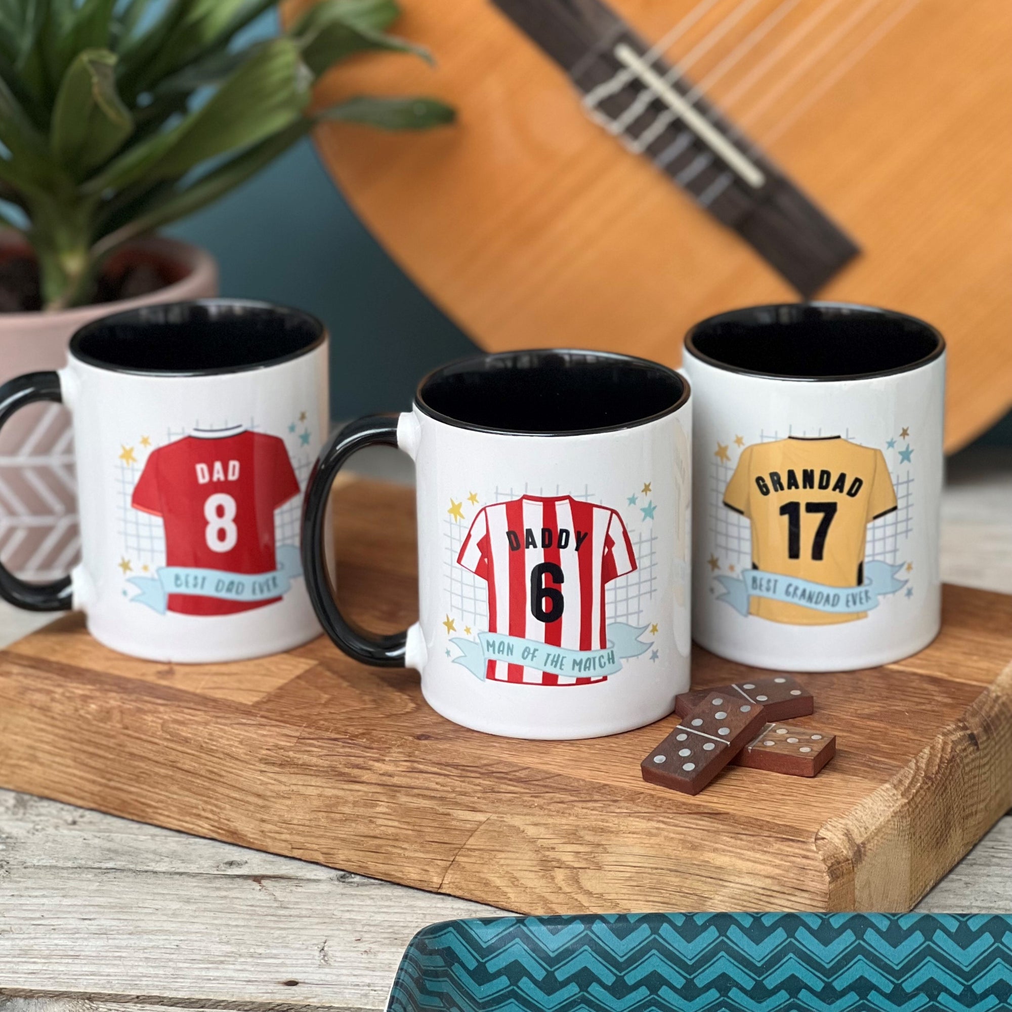 Premier League Father's Day China Mug, Football Fan