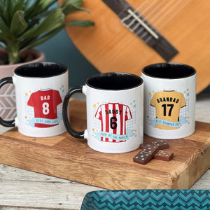 Premier League Father's Day China Mug, Football Fan