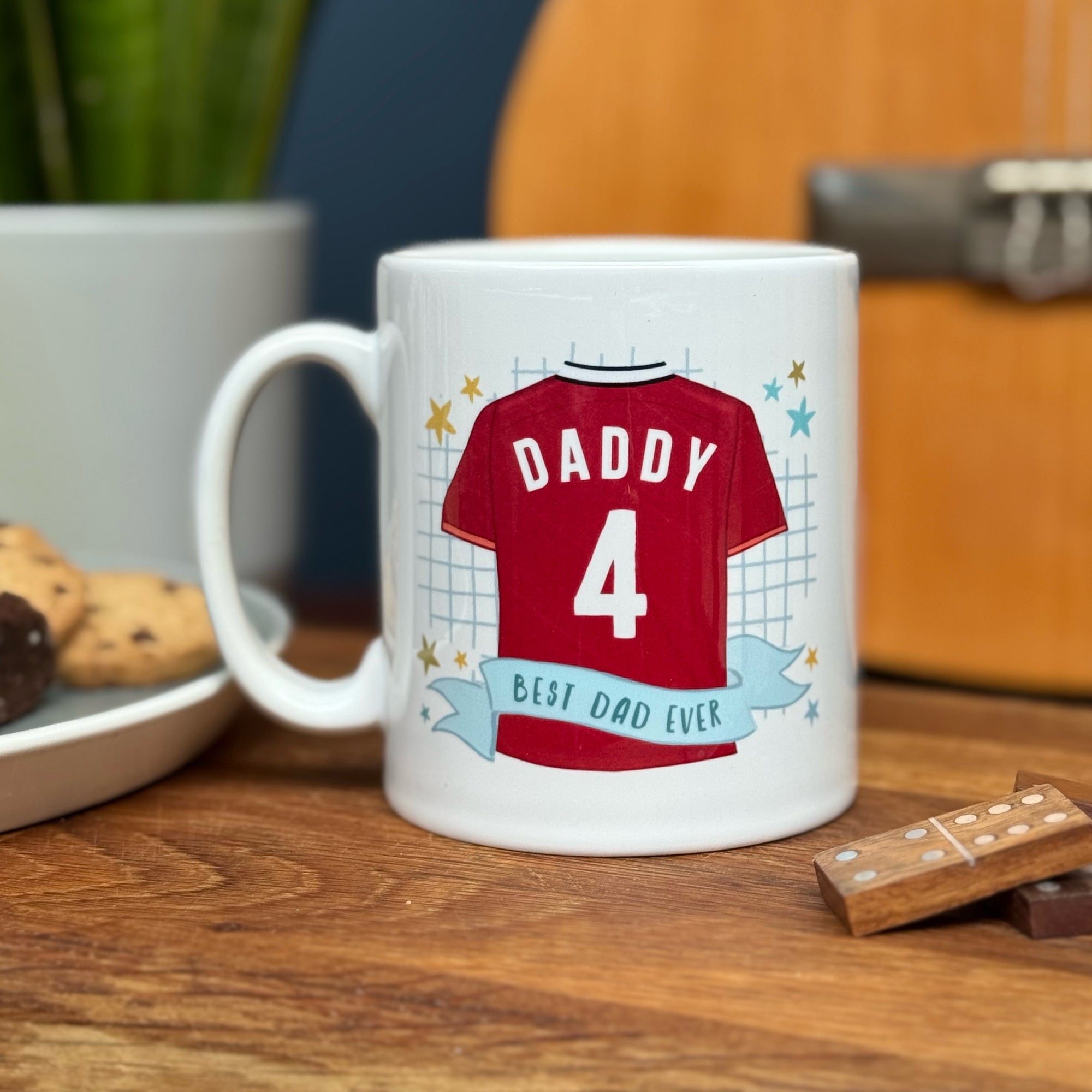 Premier League Father's Day China Mug, Football Fan