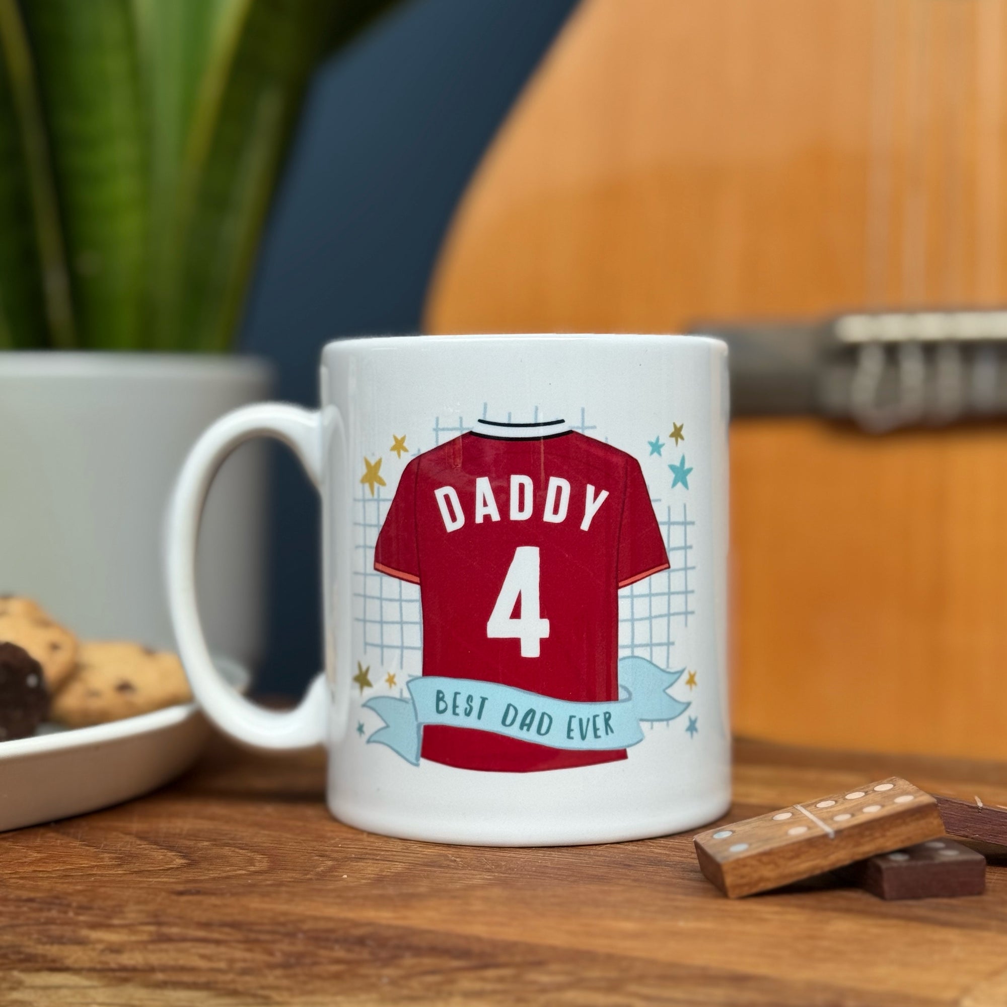 Premier League Father's Day China Mug, Football Fan