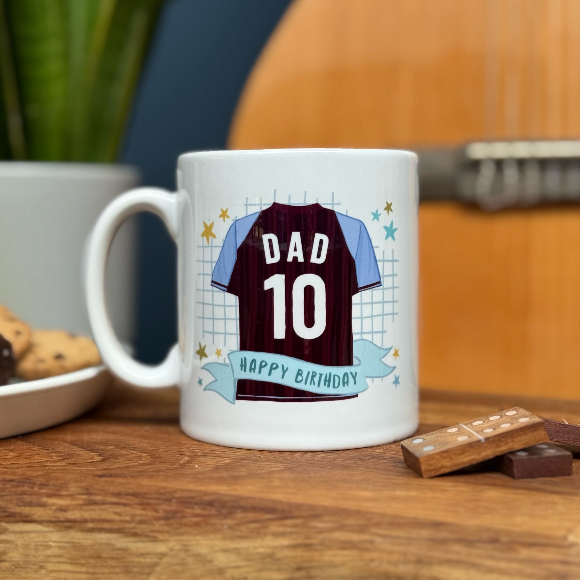 Premier League Father's Day China Mug, Football Fan