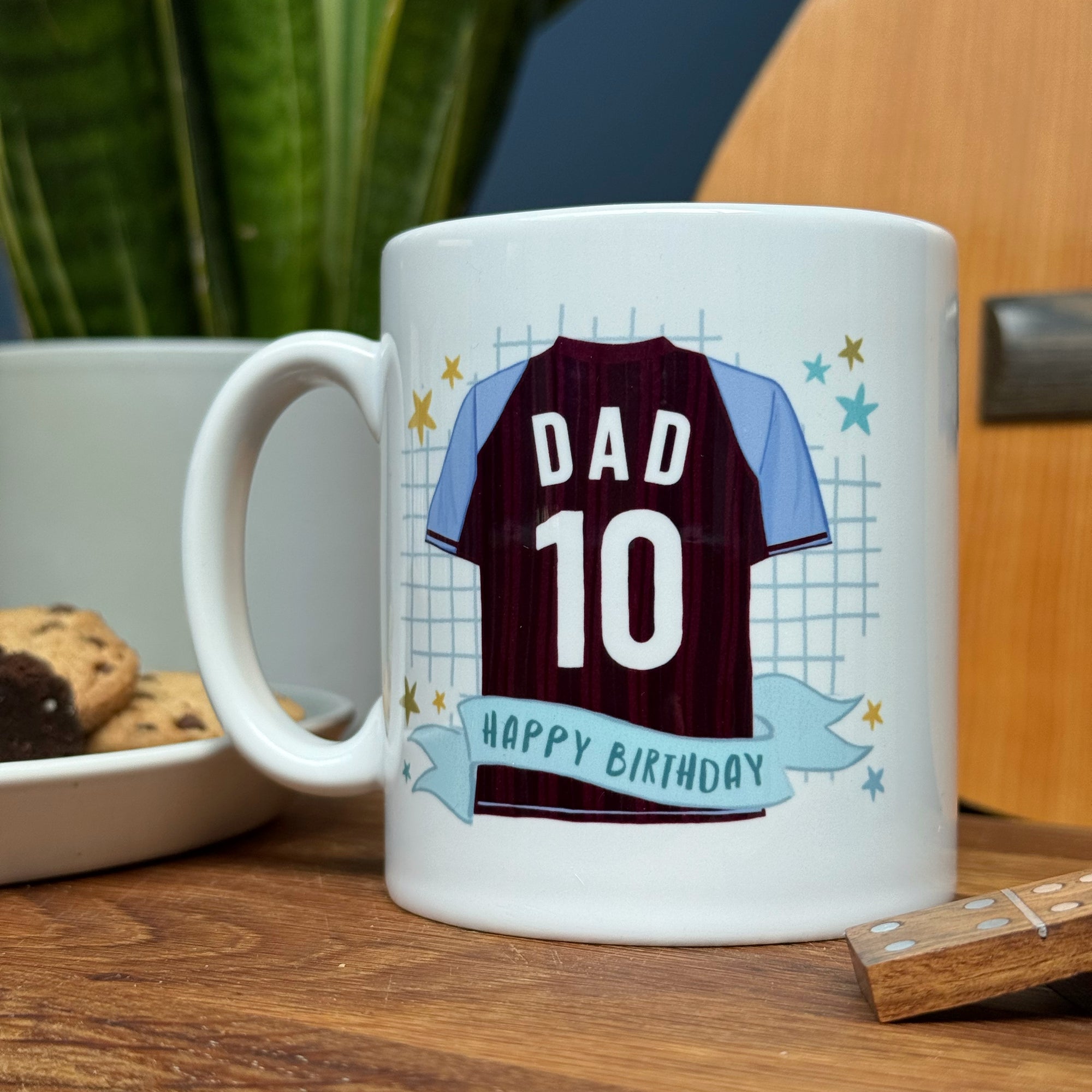 Premier League Father's Day China Mug, Football Fan
