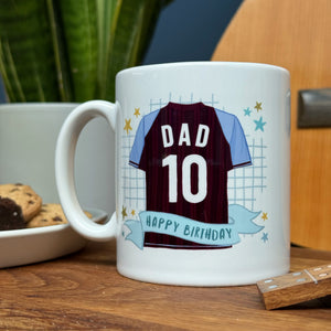 Premier League Father's Day China Mug, Football Fan