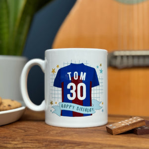 Premier League Father's Day China Mug, Football Fan