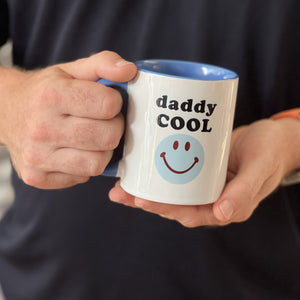 Daddy Cool China Mug - Blue