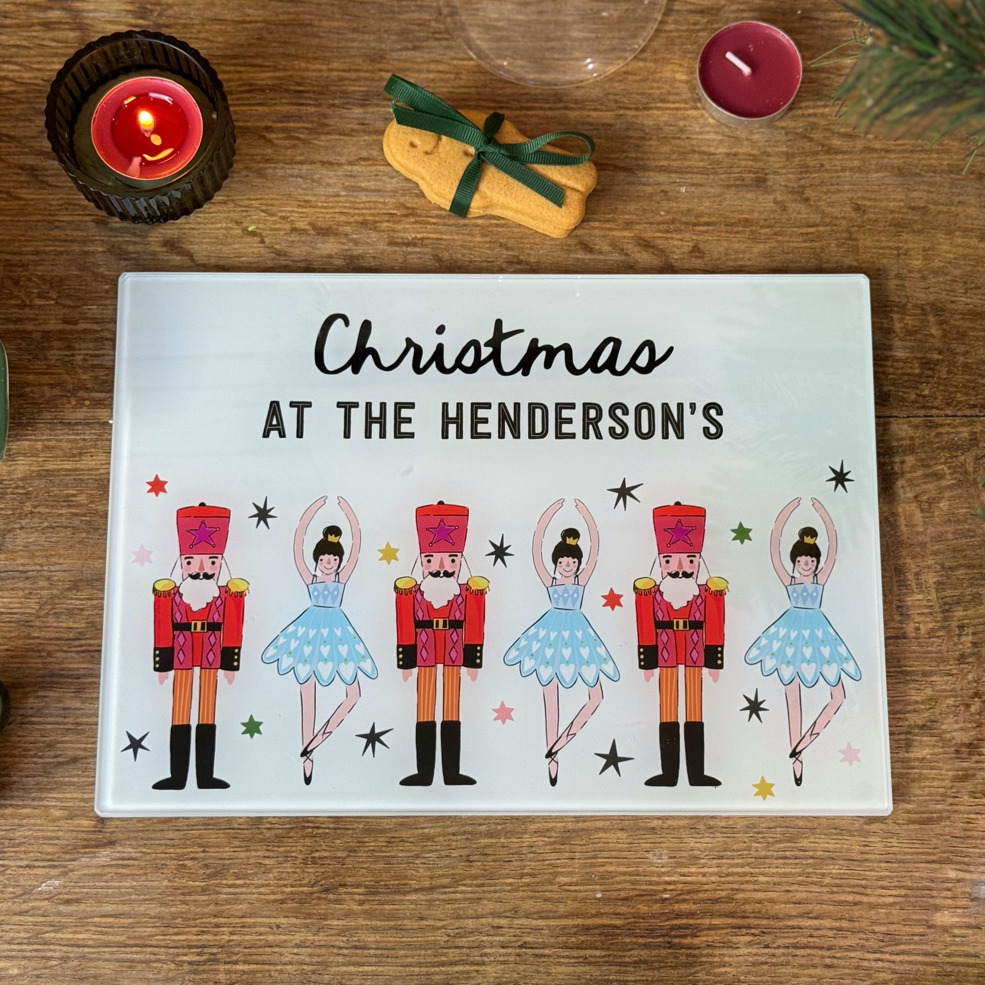 Christmas Serving/Chopping Board Nutcracker Design