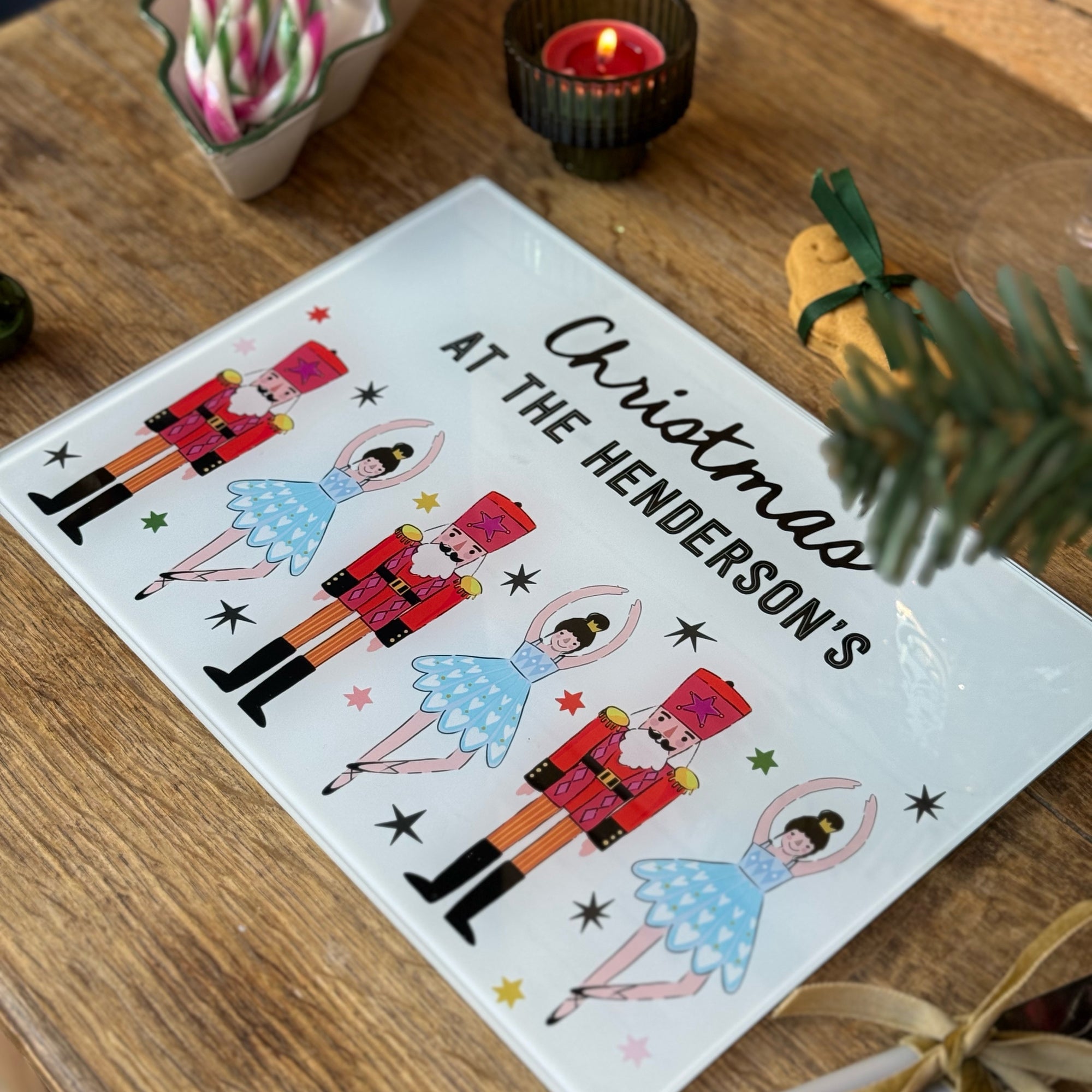 Christmas Serving/Chopping Board Nutcracker Design