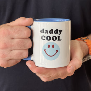 Daddy Cool China Mug - Blue