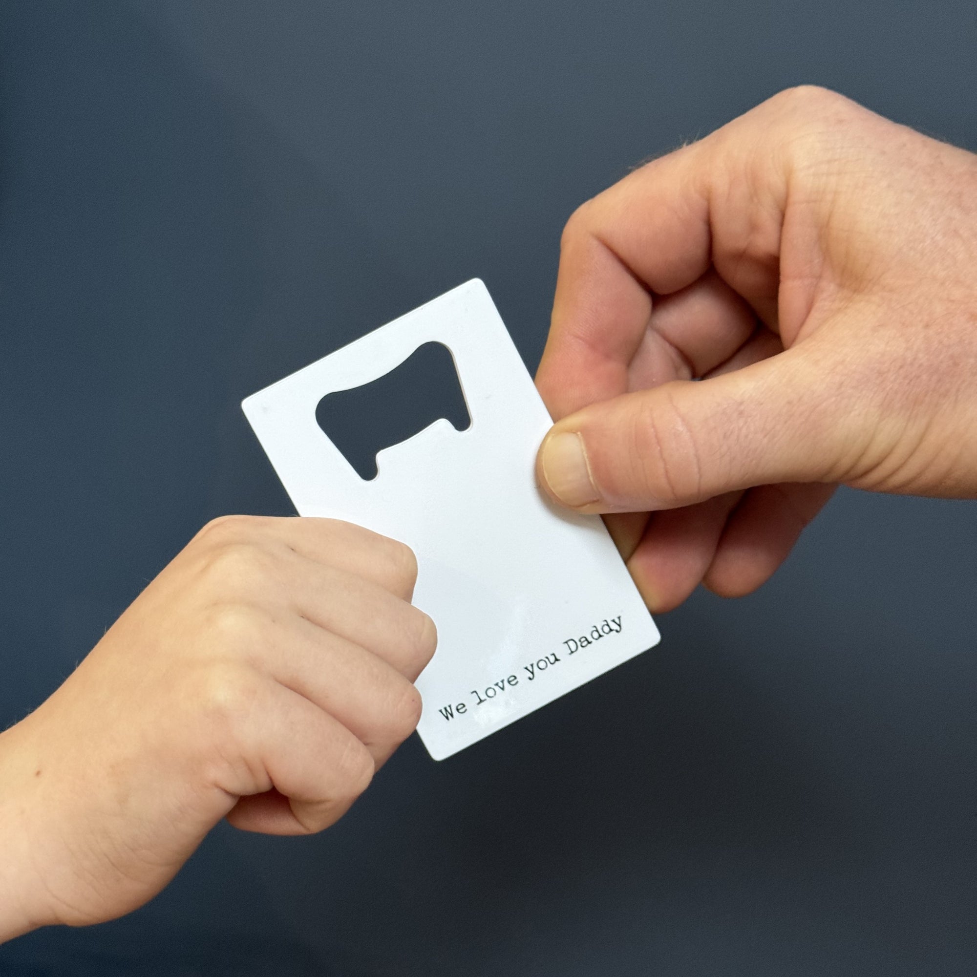 Fathers Day Wallet Bottle Opener with Your Photo
