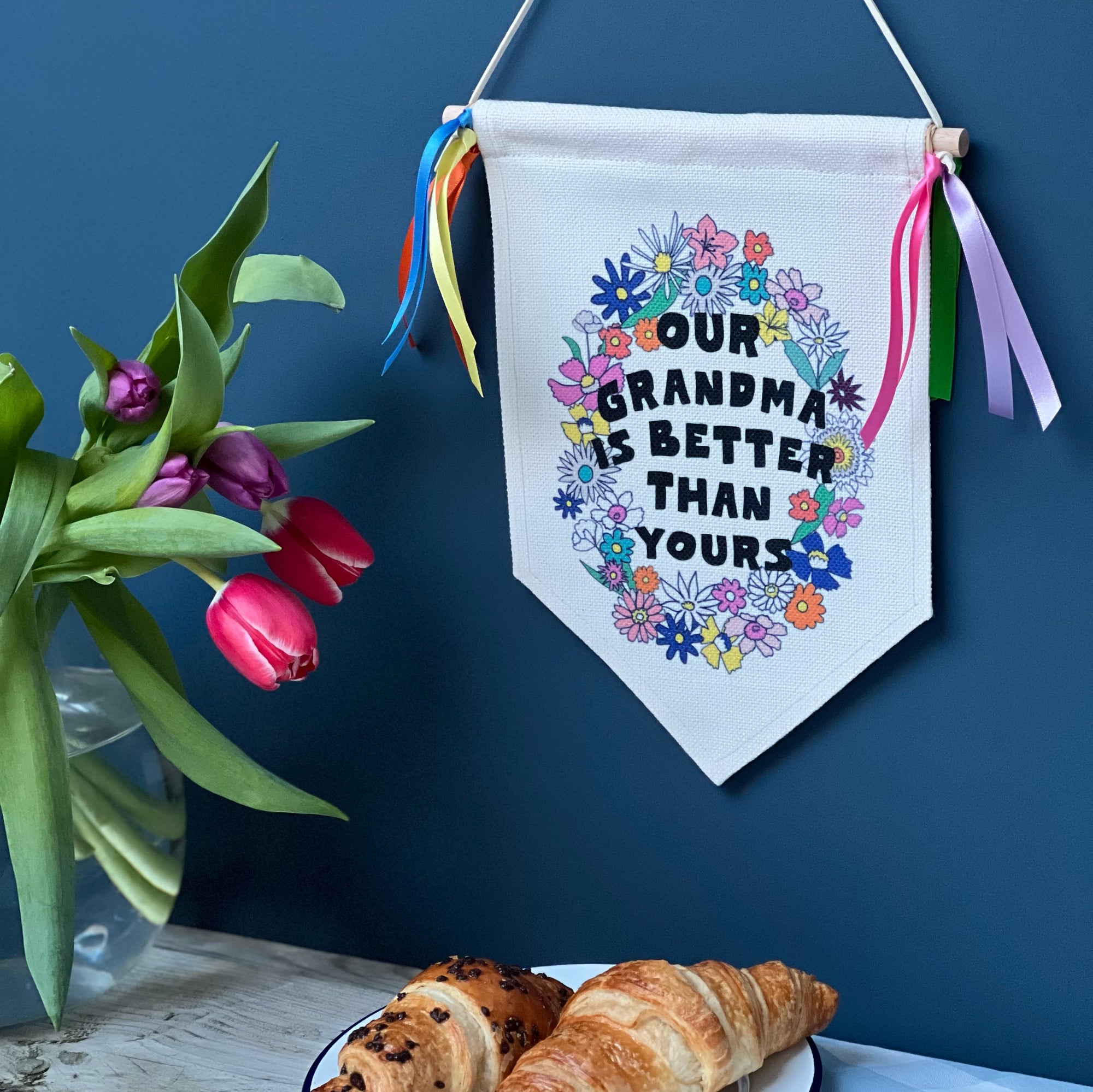 Pennant Flag Sign For Mum Or Grandma