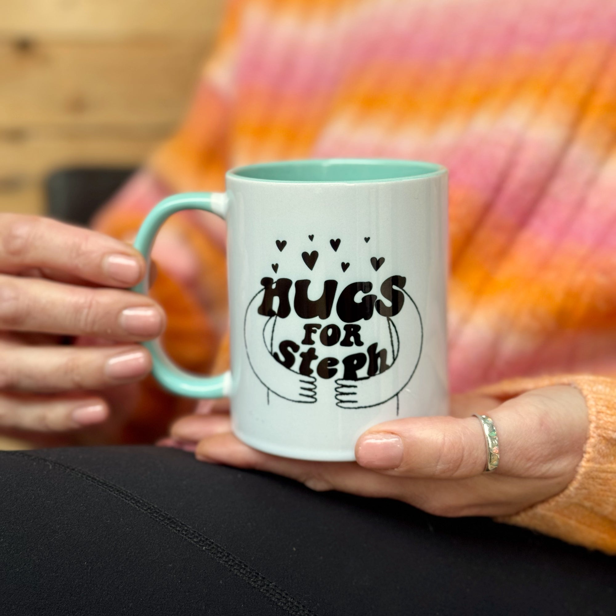 personalised hugs mug