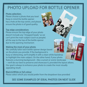 Fathers Day Wallet Bottle Opener with Your Photo