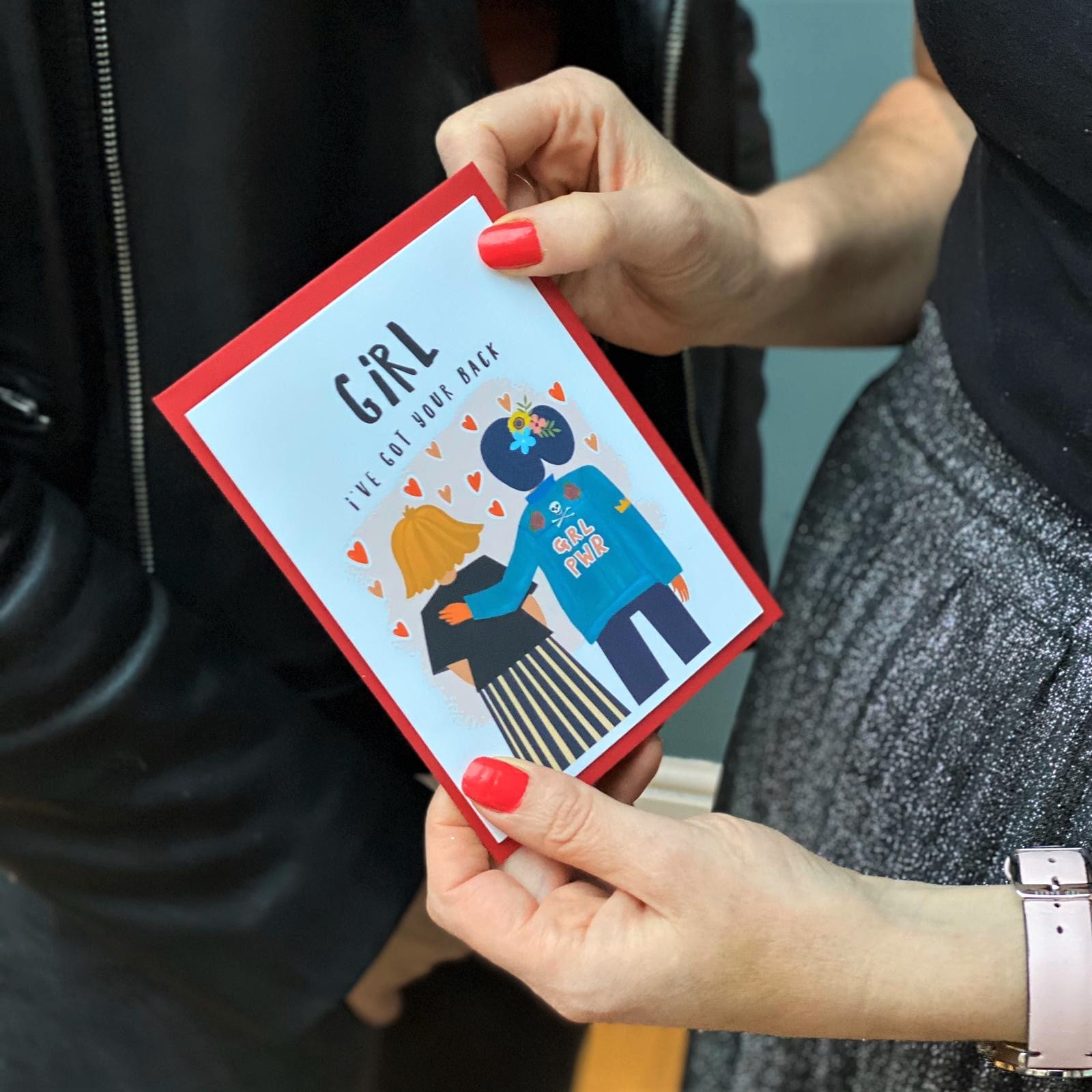 Girl I've Got Your Back Card