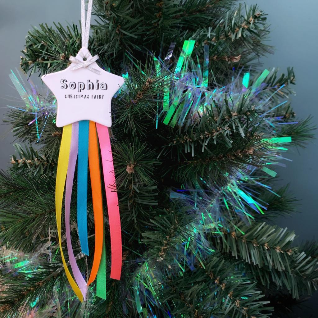 Christmas Fairy Decoration With Luxury Christmas Card