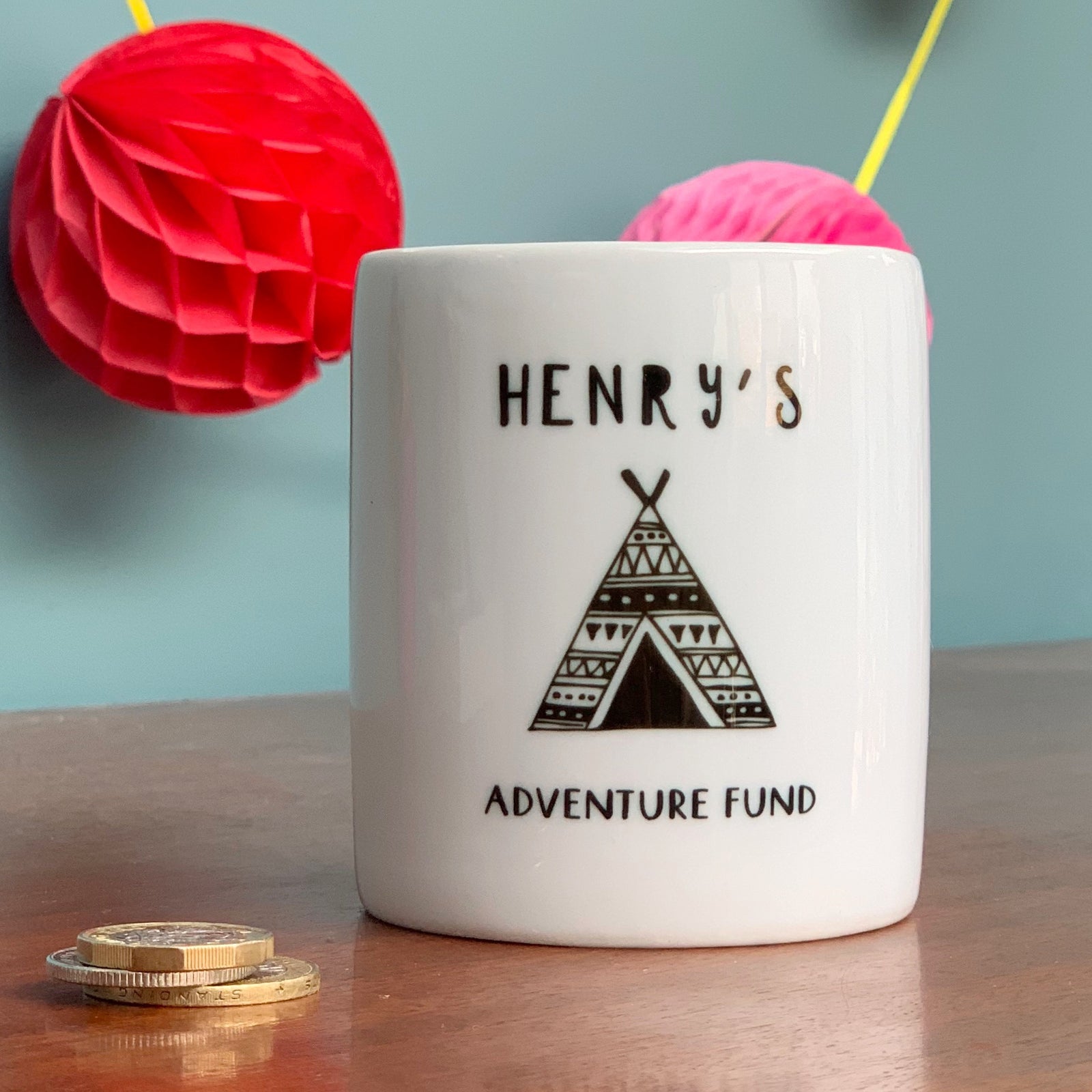 Adventure Fund Teepee Money Box 