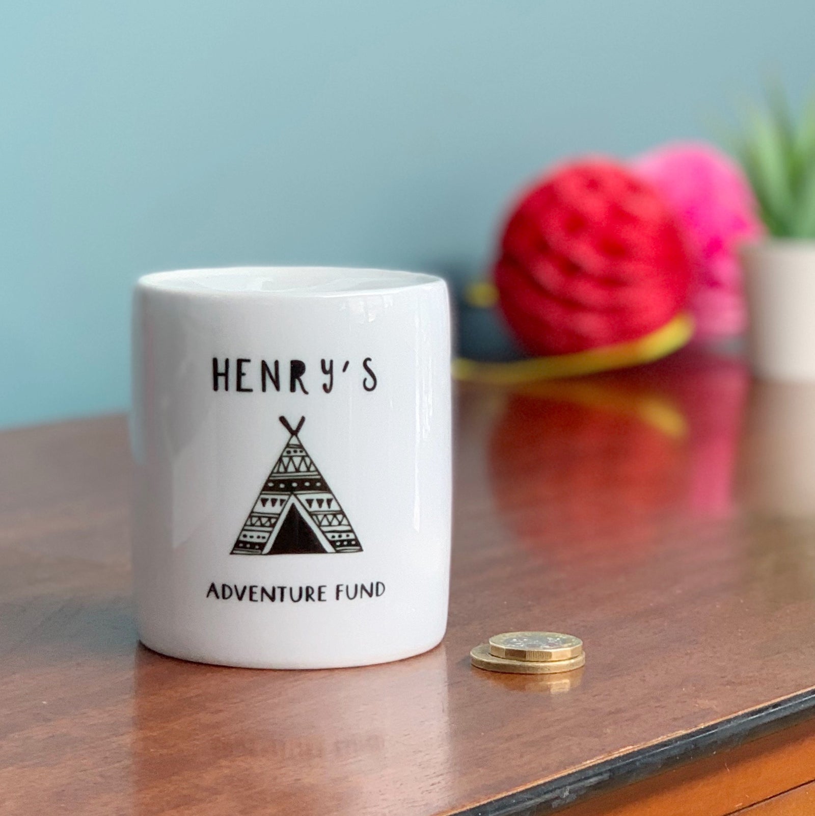 Adventure Fund Teepee Money Box 