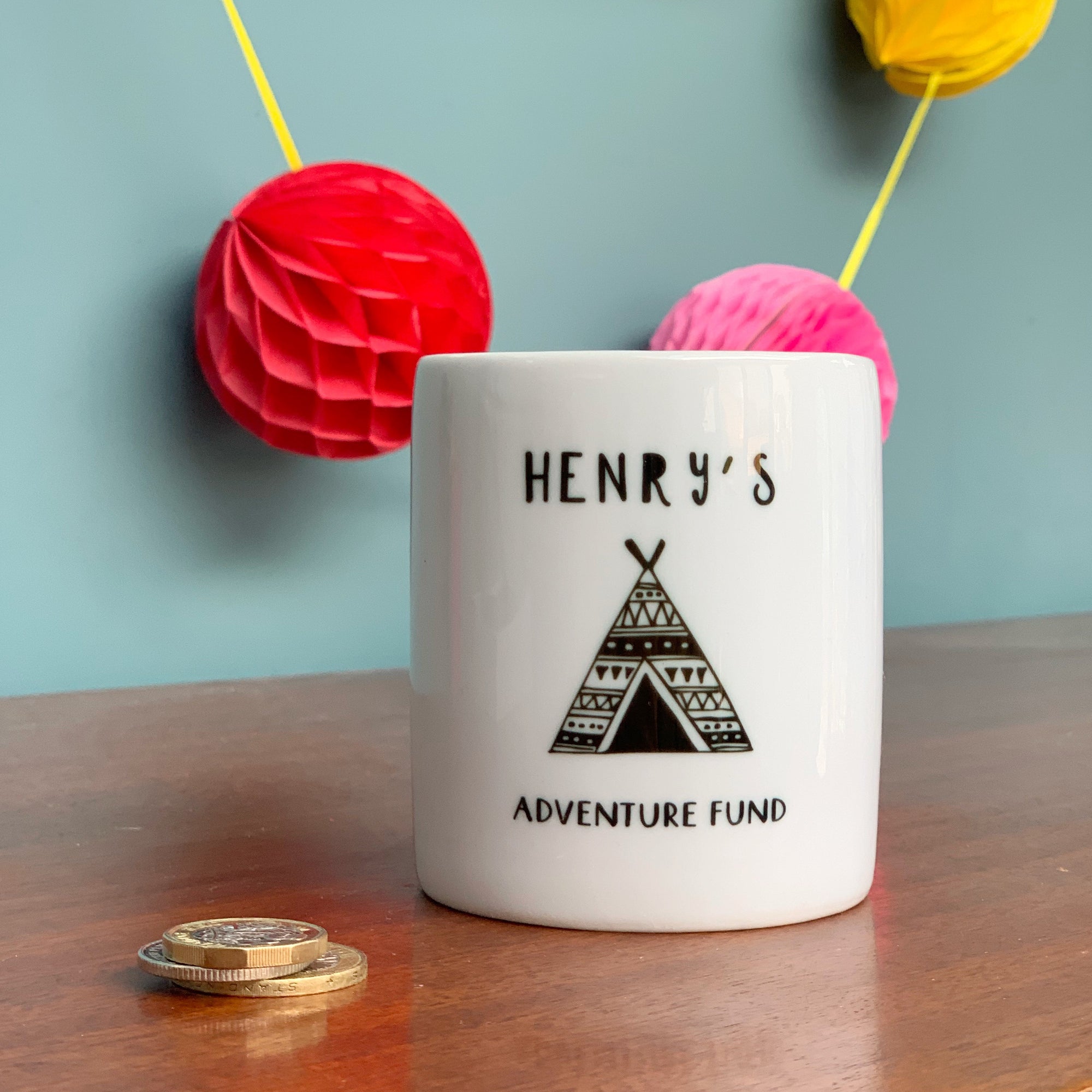 Adventure Fund Teepee Money Box 