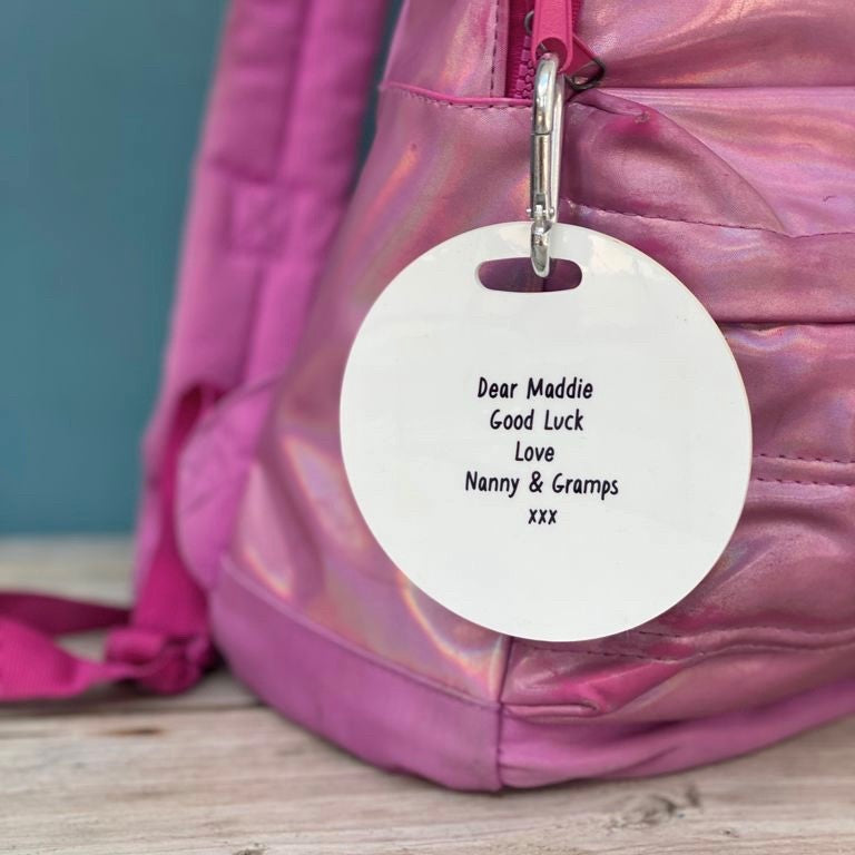 Dream Big Cloud and Rainbow Bag Tags