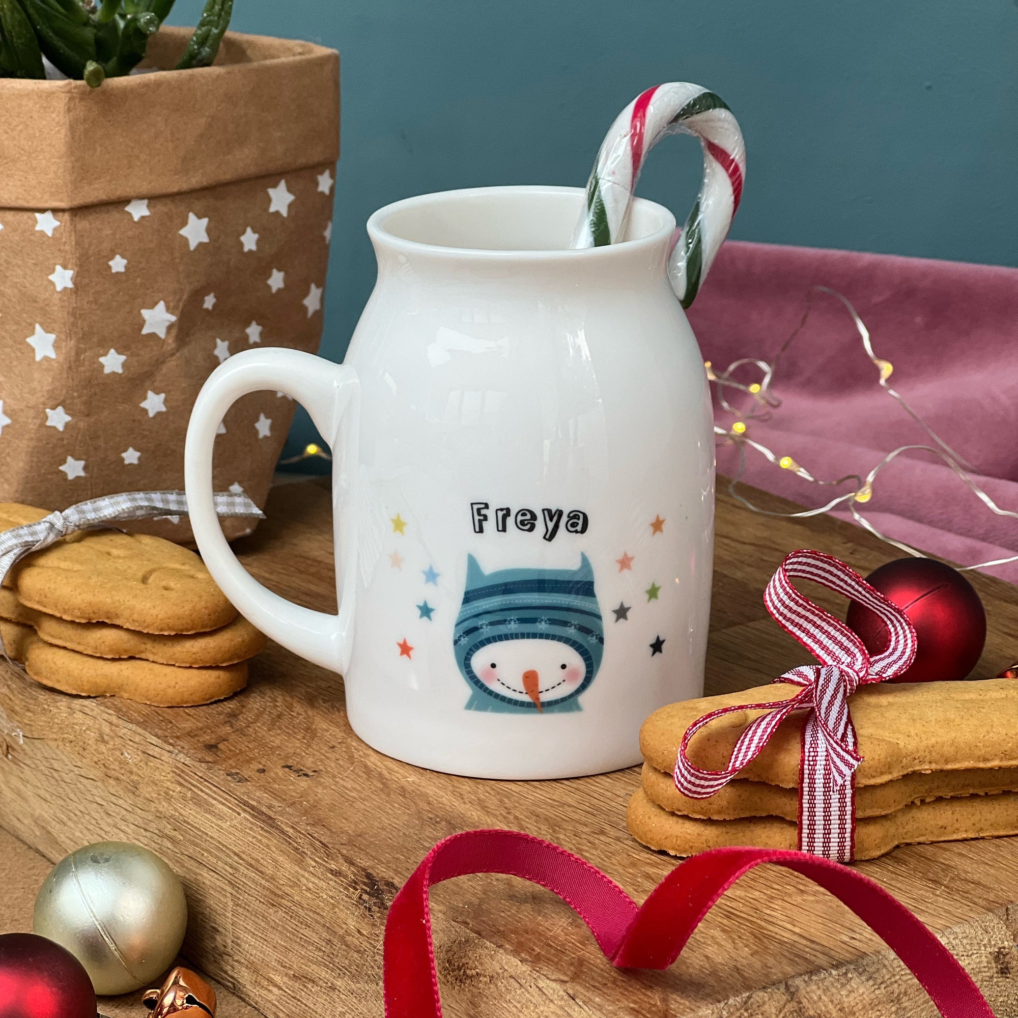 Christmas Snowman Milk Mug 