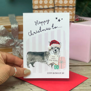 Christmas card for Dog Daddy