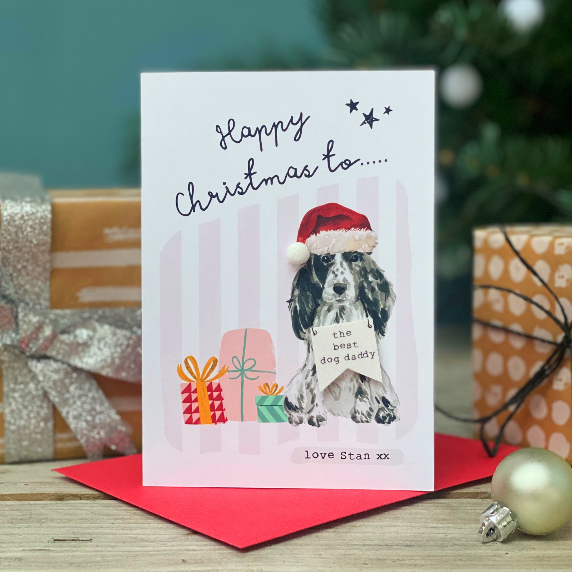 Christmas Card from the pet dog 