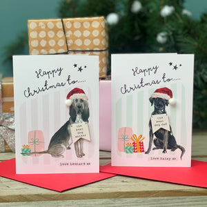 Dog Walker Christmas Card