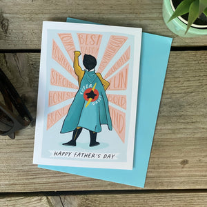 Super Hero Fathers Day Card