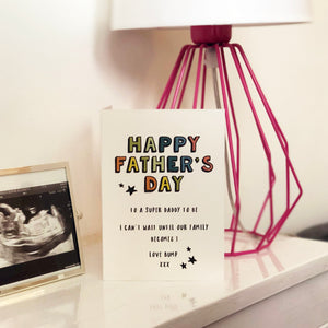 'Father to be' Father's Day Card