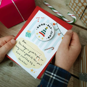 Good Elf Club Card with Badge