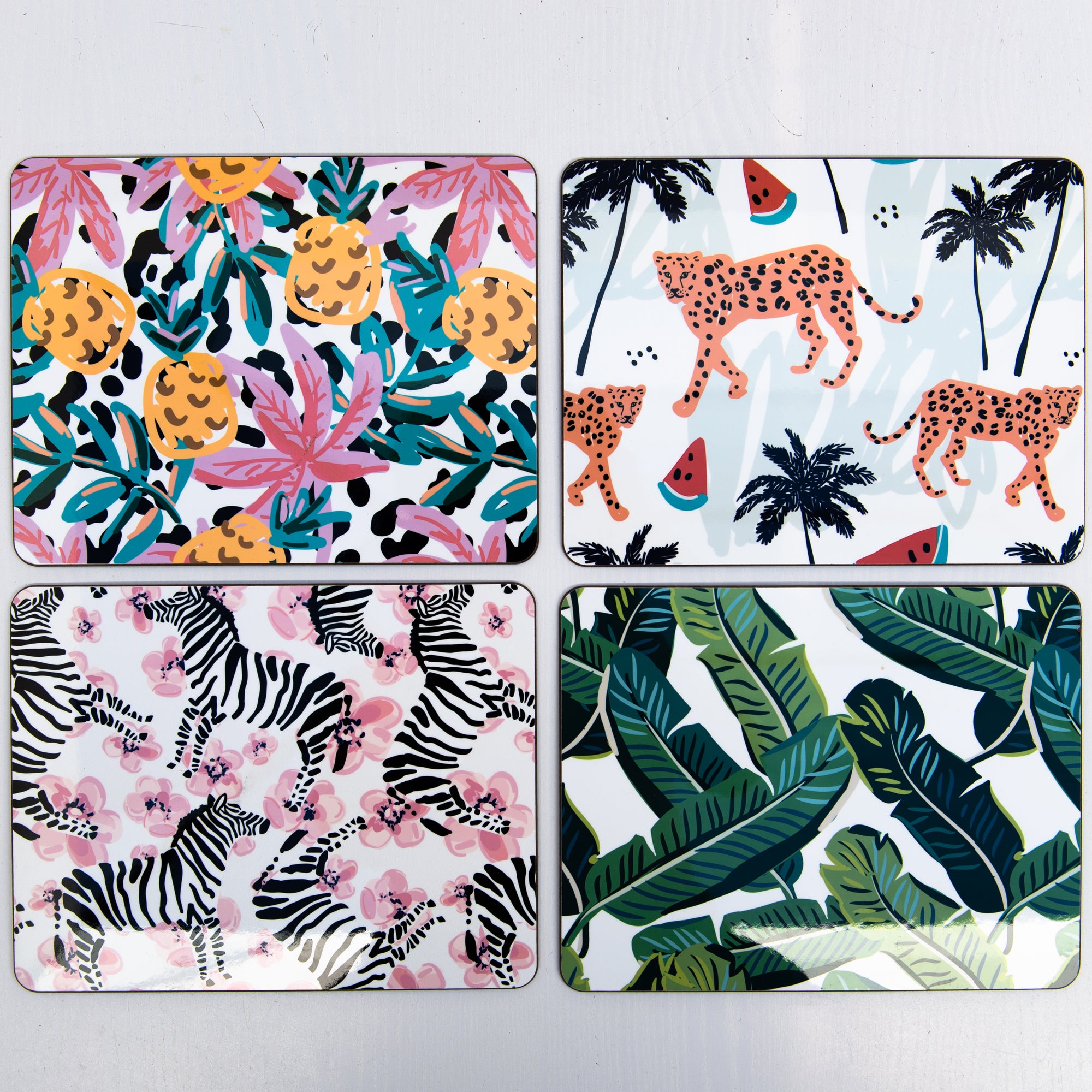 Tropical Placemats Pack Of Four