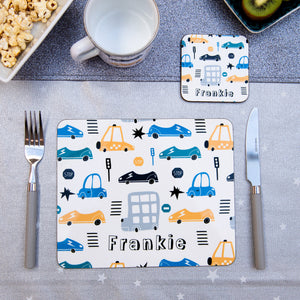 Transport Personalised Placemat - Cars