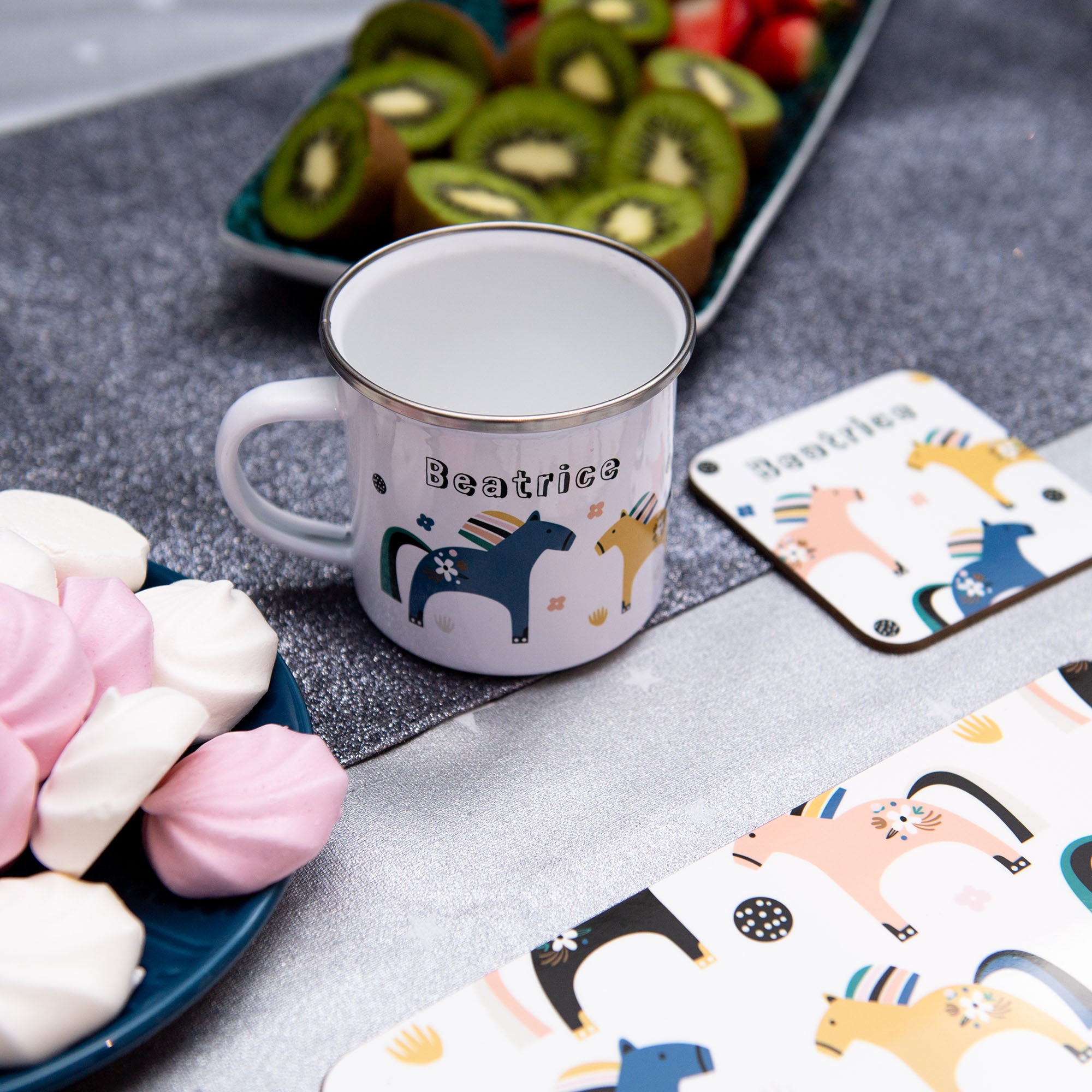 Ponies Personalised Coaster