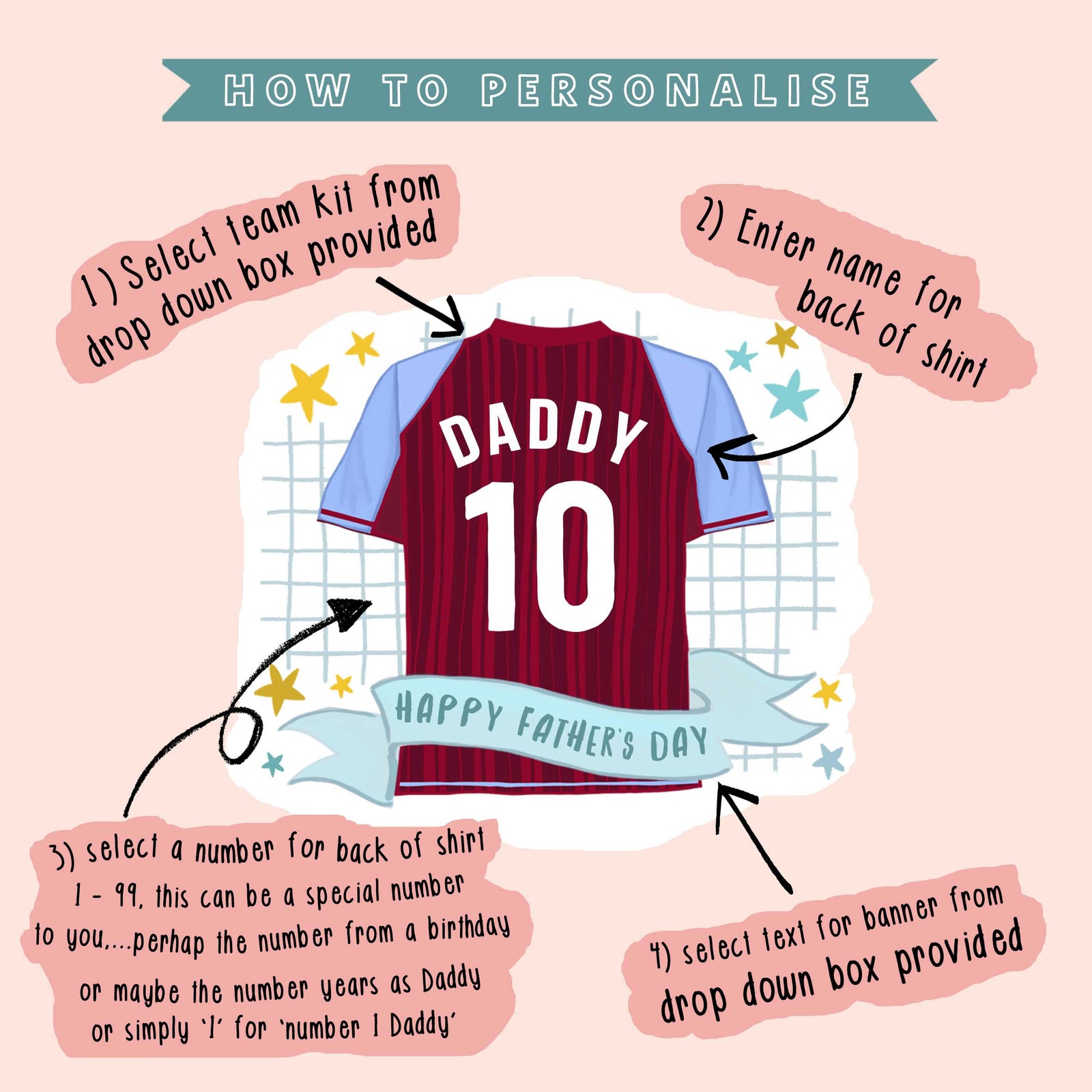 Premier League Father's Day China Mug, Football Fan