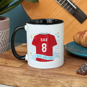 Premier League Father's Day China Mug, Football Fan
