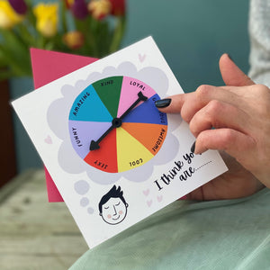 Spinning 'I think You Are..' Card for Someone Special