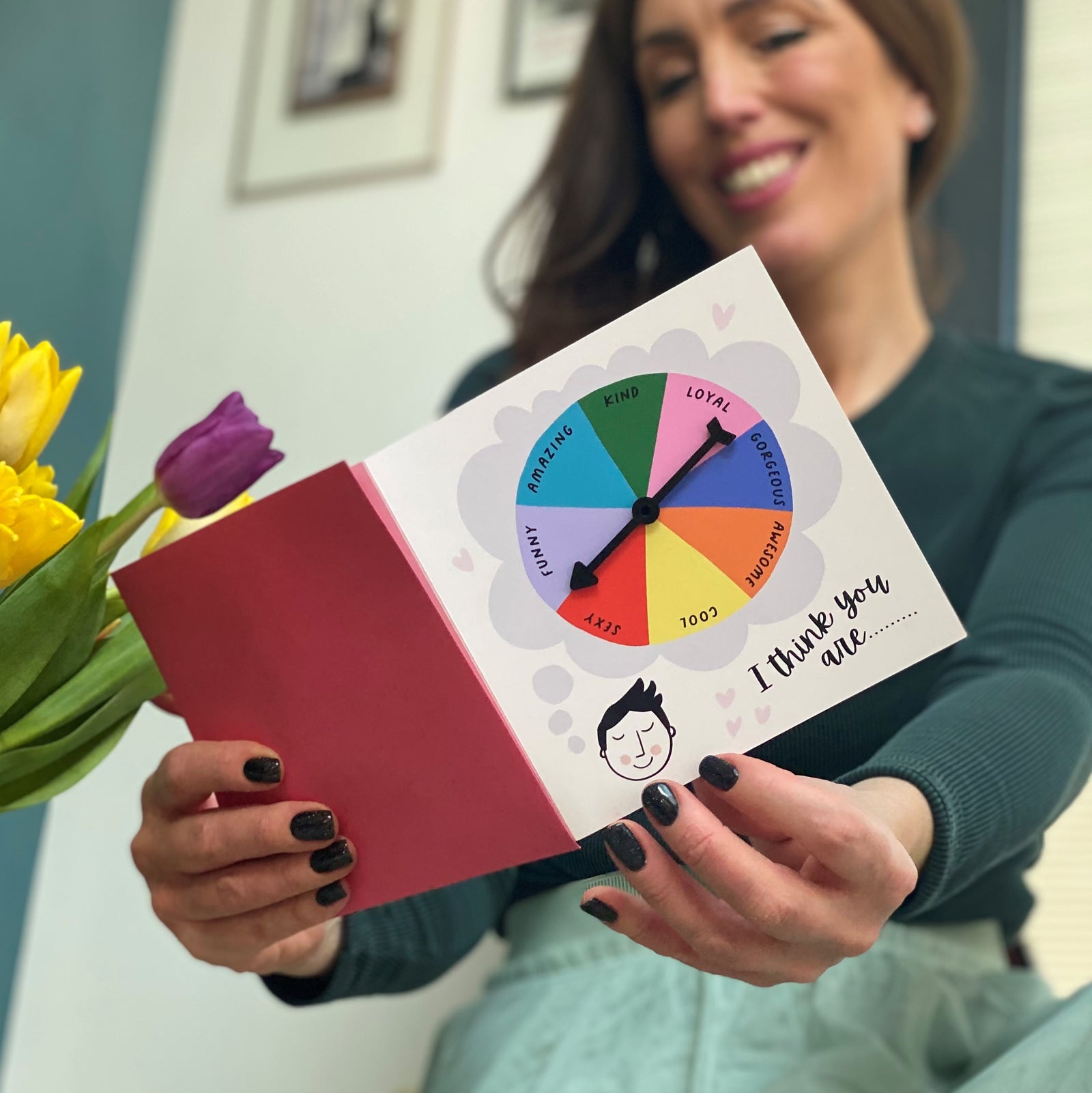 Spinning 'I think You Are..' Card for Someone Special